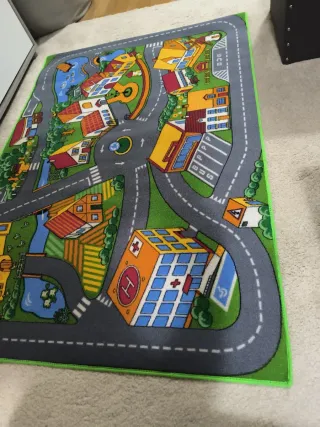 Alfombra infantil de juegos ciudad