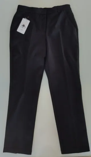 Pantalón Punto Roma Azul Marino Talla M