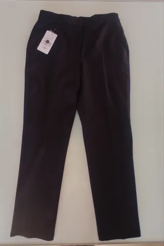 Pantalón Punto Roma Azul Marino Talla M