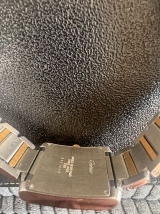 Cartier Tank Cronógrafo Oro y Acero