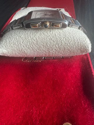 Cartier Tank Cronógrafo Oro y Acero