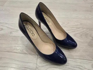 Zapatos de tacón azul T.40 ELODIE