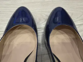 Zapatos de tacón azul T.40 ELODIE