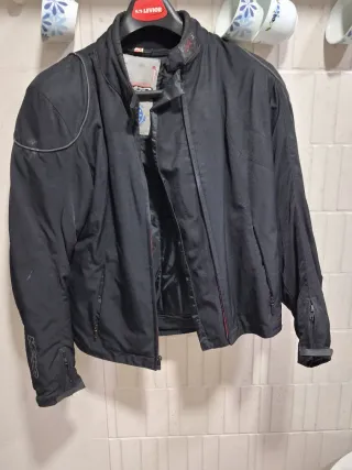 Chaqueta Moto Cordura Mujer Negra