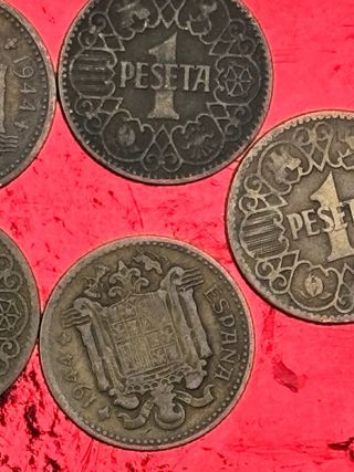 5 Monedas Peseta España