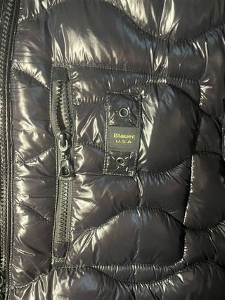 Giubbino Blauer Uomo Nero Lucido Tg. M