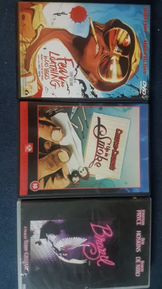LOTE DVD Fear&Loathing + Cheech&Chong + Brazil