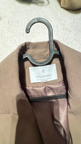 Chaqueta corta de vestir marrón