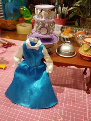 Pack Mesa Bella y Vestido Azul