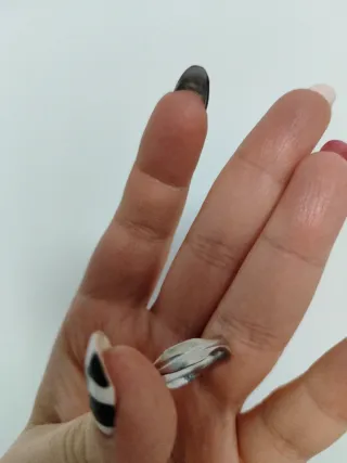 Anillo Plata Ley S925 21mm