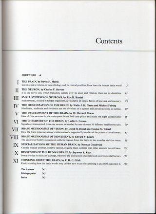 THE BRAIN - A "Scientific American" Book (1979)