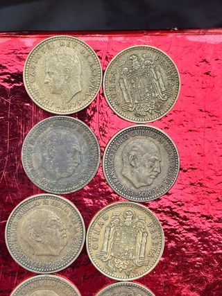 Monedas de Franco (1 Peseta) - 1953, 1961, 1966