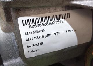 Seat ewz caja cambios toledo (1m2) 1.9 tdi 95021