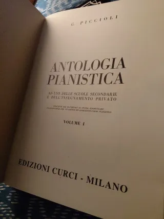 Antologia Pianistica - Volume I