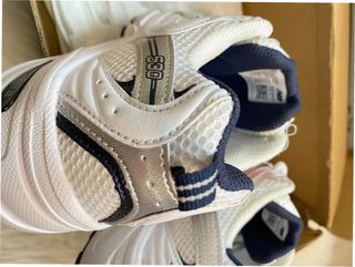 New Balance 530 Blancas Plata Azul Talla 39