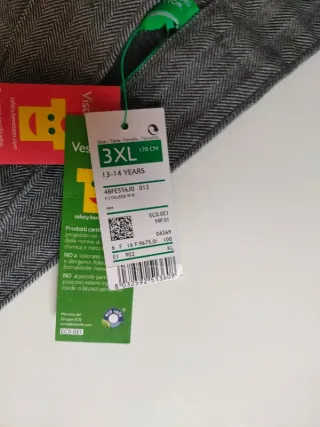 Jeans Benetton bambino taglia 3XL