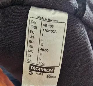 Parka Negra Decathlon