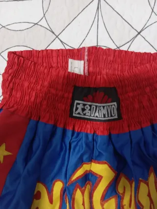Pantalón MMA Rojo y Azul