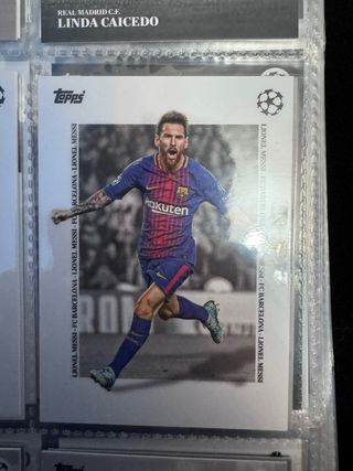 Lionel Messi simplicidad Topps FC Barcelona