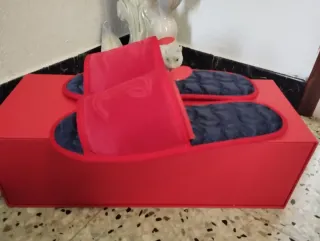 Set Maschera e Pantofole Christian Louboutin Rosso