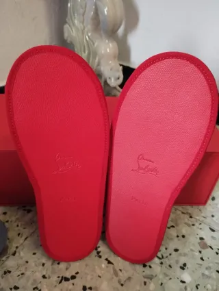 Set Maschera e Pantofole Christian Louboutin Rosso