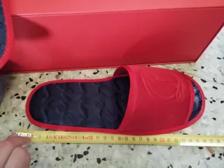 Set Maschera e Pantofole Christian Louboutin Rosso