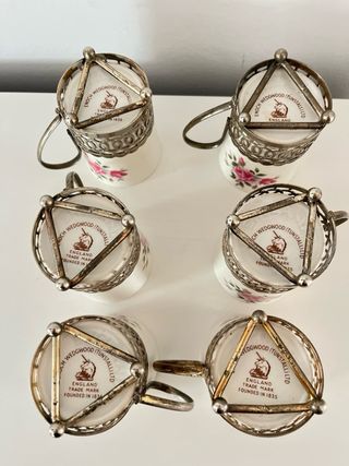 Set di 6 tazze antiche di Enoch Wedgwood