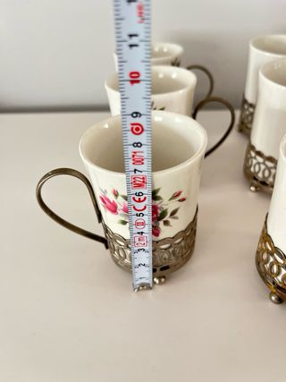 Set di 6 tazze antiche di Enoch Wedgwood