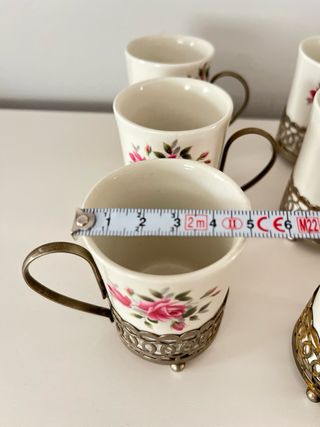 Set di 6 tazze antiche di Enoch Wedgwood