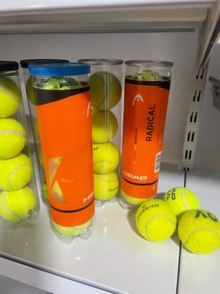 Pelotas de Tenis HEAD y Dunlop + Práctica