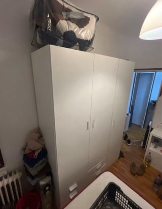 Armario blanco grande 2.10m alto x 1.50m ancho