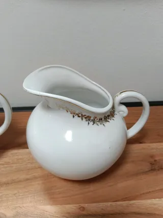 Juego de 2 lecheras antiguas