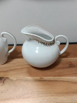 Juego de 2 lecheras antiguas