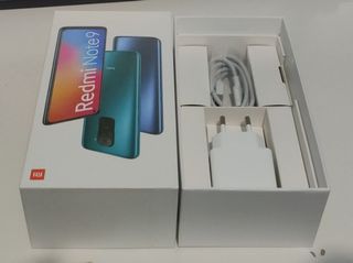 Xiaomi Redmi Note 9 3GB 64GB + caja cargador funda