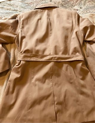 Gabardina ONLY beige chica