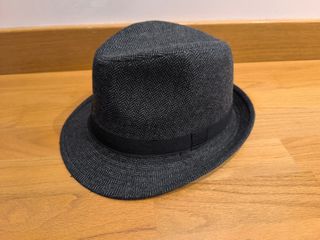 Sombrero Fedora Gris Oscuro