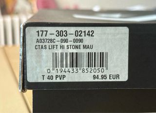 Converse Chuck Taylor Lift Hi Rosa T40