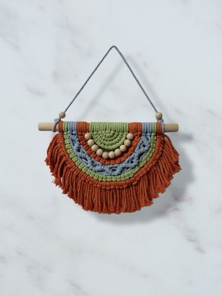 Decoración de pared macramé