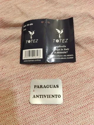 Paraguas antiviento negro
