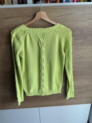 Maglione Benetton verde lime