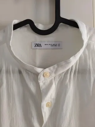 Camisa blanca ZARA talla xl