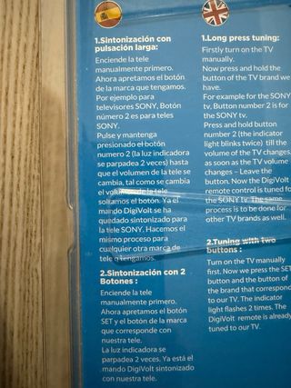 Mando Universal lila con Luz LED (Para 15 Marcas)