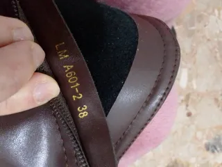 Stivali alti donna marroni zip 38