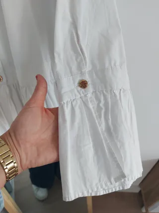 Camisa blanca Puri Puntos Talla M