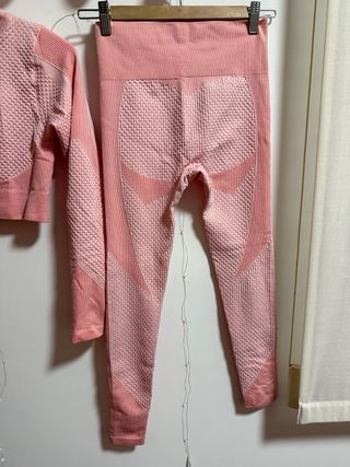 Conjunto deportivo 3 piezas rosa