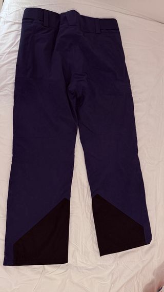 Pantalones de esquí/trabajo azules con tirantes