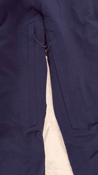 Pantalones de esquí/trabajo azules con tirantes