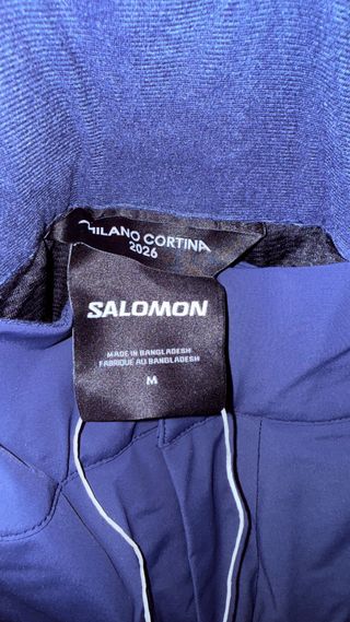 Pantalones de esquí/trabajo azules con tirantes