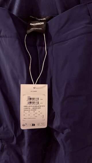 Pantalones de esquí/trabajo azules con tirantes