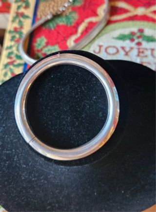 Pulsera de plata estilo aro